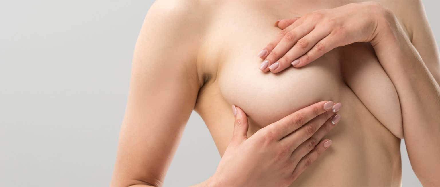 bröstlyft och förstoring med hybridteknik