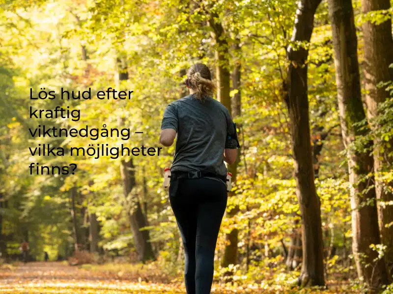 Lös hud efter kraftig viktnedgång